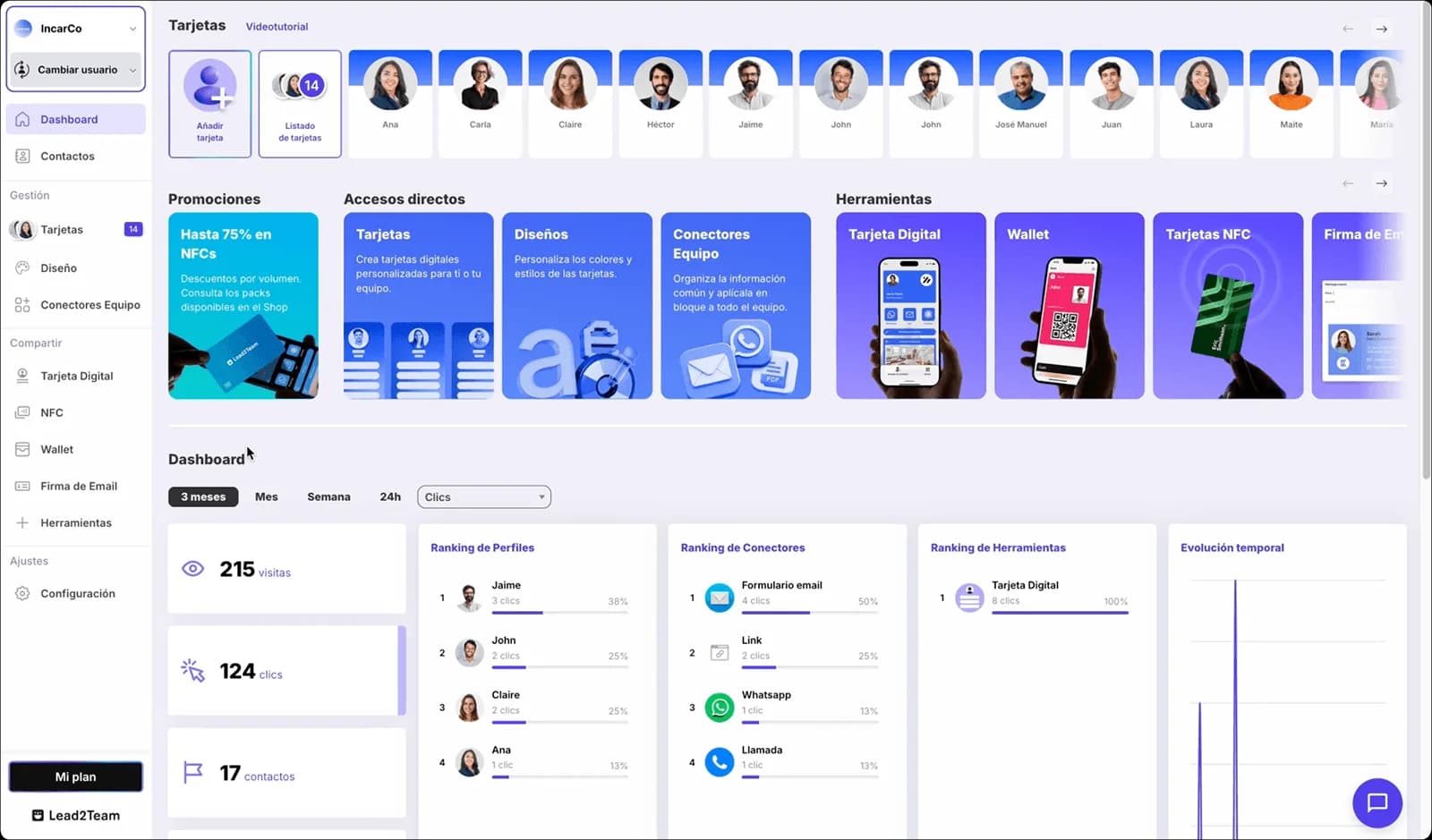 Lead2Team platform